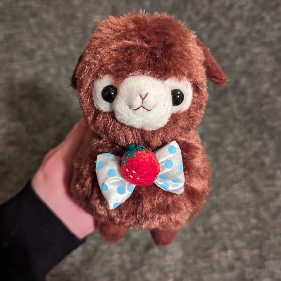 Authentic Amuse Brand Japanese Alpacasso Alpaca Plush - Picture 6 of 6